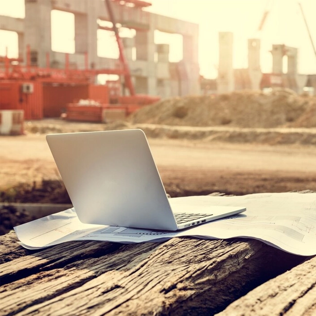 Construction project showcase